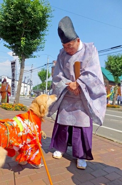 神主さんにお願いを聞いてもらったありさです